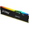 Memoria RAM Kingston FURY Beast RGB 32GB/ DDR5/ 6000MHz/ 1.35V/ CL36/ DIMM
