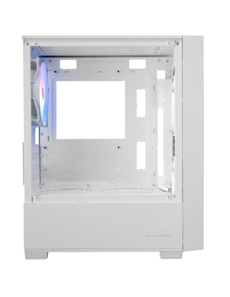 Caja gaming minitorre mars gaming mc-vortex/ blanca