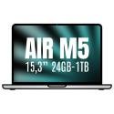 Apple Macbook Air 15,3'/ M5 10-Core CPU/ 24GB/ 1TB SSD/ 10-Core GPU/ Plata