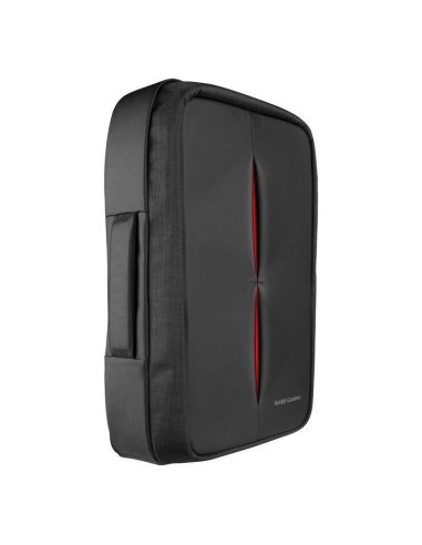 Mochila mars gaming mb2 para portátil hasta 17.3'/ puerto usb/ antirrobo/ impermeable/ gris y roja