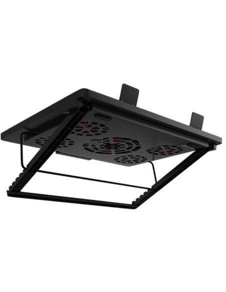 Soporte refrigerante mars gaming mnbc2 para portátiles hasta 17.3'/ iluminación led