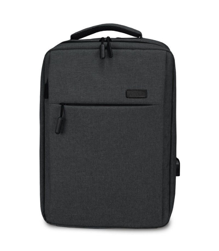 Mochila subblim traveller airpadding backpack para portátiles hasta 15.6'/ puerto usb/ gris