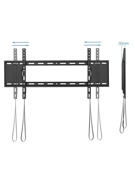 Soporte de pared tooq lp1090f-b para tv de 43-90'/ hasta 80kg