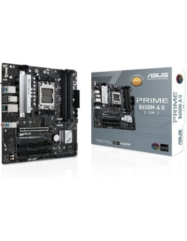 Placa base asus prime b650m-a ii-csm/ socket am5/ micro atx