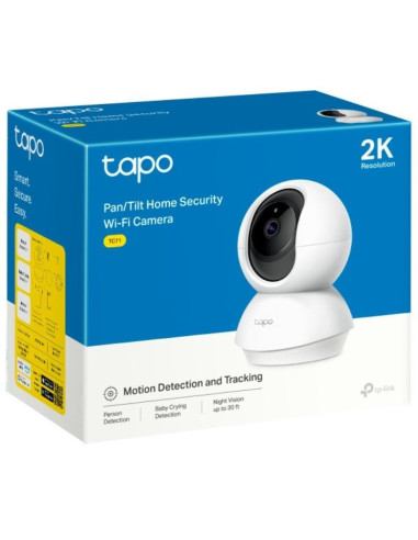 Cámara de videovigilancia tp-link tapo tc71/ visión nocturna/ control desde app