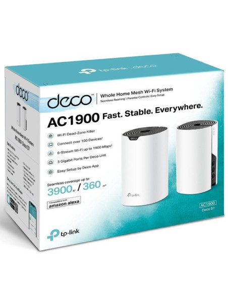 Sistema mesh tp-link deco s7 1900mbps/ 2.4ghz 5ghz/ pack de 2