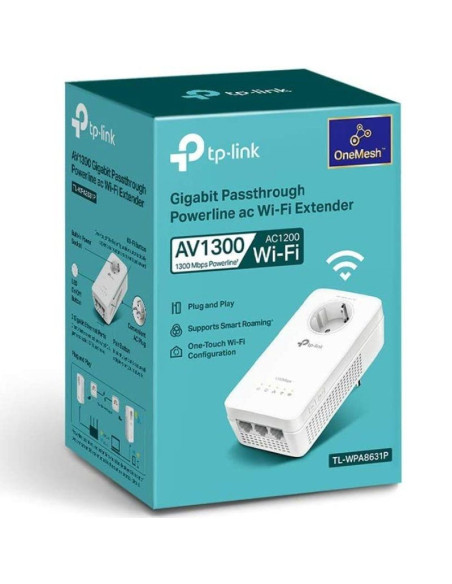 Adaptador powerline tp-link tl-wpa8631p 1300mbps/ alcance 300m