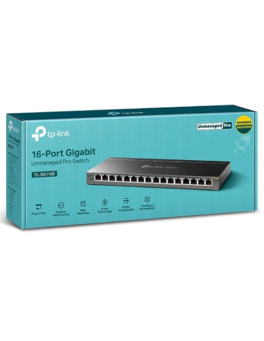 Switch tp-link tl-sg116e 16 puertos/ rj-45 10/100/1000