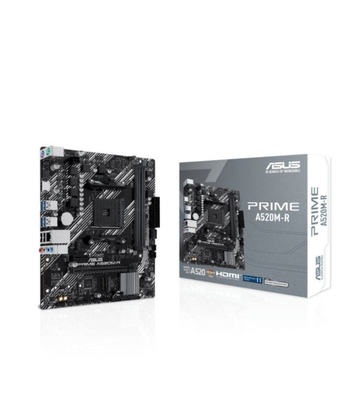 Placa base asus prime a520m-r socket am4/ ddr4/ pcie 3.0/ micro atx