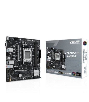 Placa base asus prime a620m-k socket am5/ ddr5/ pcie 4.0/ micro atx