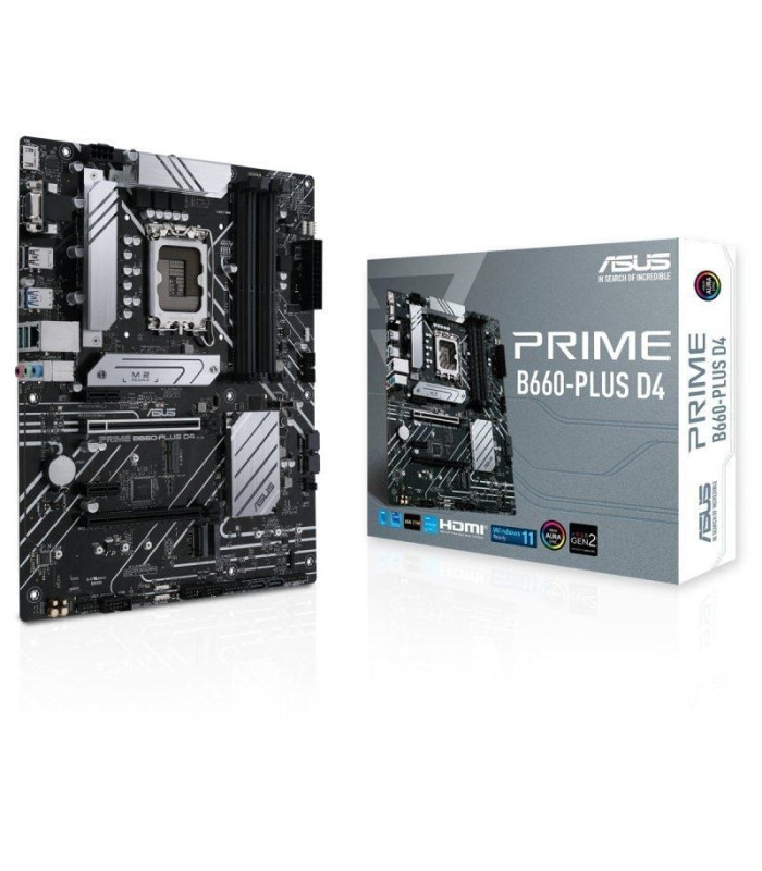 Placa base asus prime b660-plus d4 socket 1700/ ddr4/ pcie 4.0