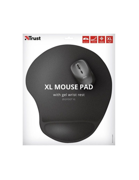 Alfombrilla ergonómica xl trust 23728/ 19 x 292 x 322mm