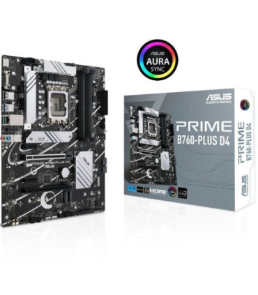 Placa base asus prime b760-plus d4 socket 1700/ ddr4/ pcie 5.0