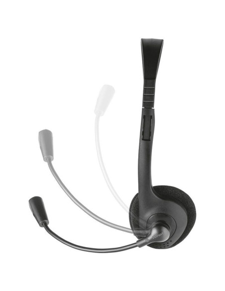 Auriculares trust primo chat/ con micrófono/ jack 3.5/ negros