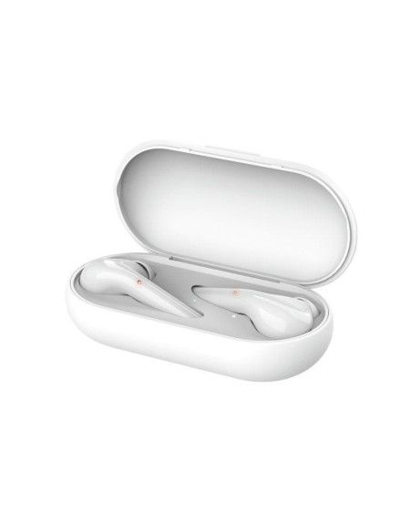 Auriculares bluetooth trust nika touch con estuche de carga/ autonomía 6h/ blancos