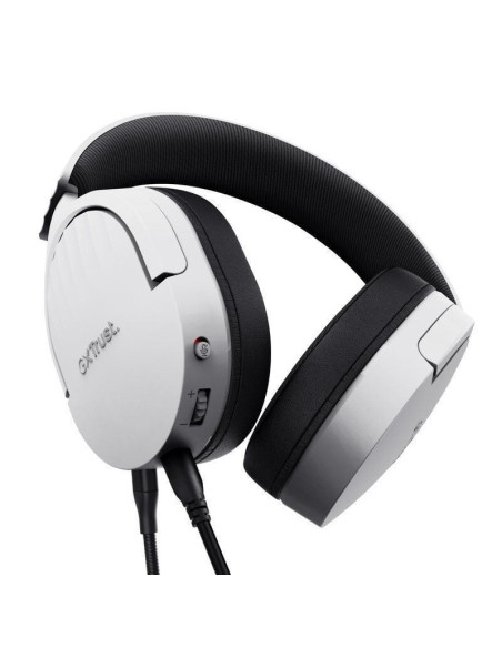 Auriculares gaming con micrófono trust gaming gxt 489 fayzo/ jack 3.5/ blancos