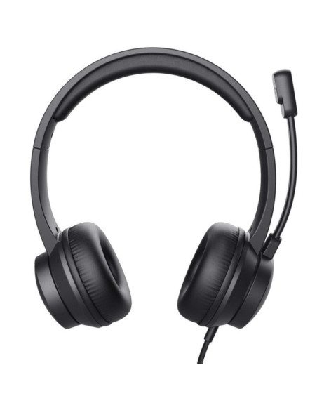 Auriculares trust hs-201 usb/ con micrófono/ usb/ negros