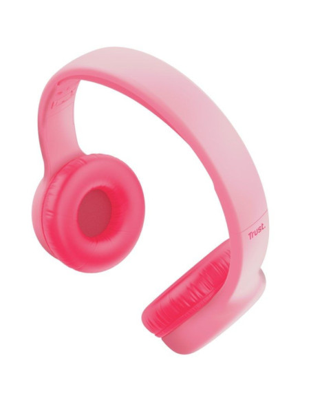 Auriculares infantiles trust nouna kids/ con micrófono/ rosas