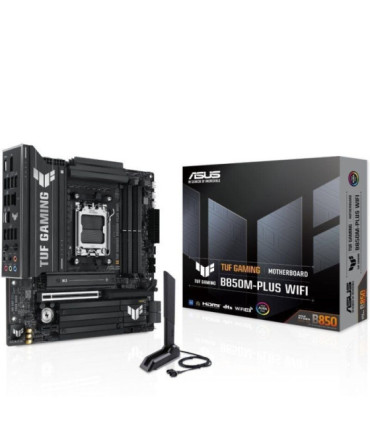 Placa base asus tuf gaming b850m-plus wifi socket am5/ ddr5/ pcie 5.0/ micro atx