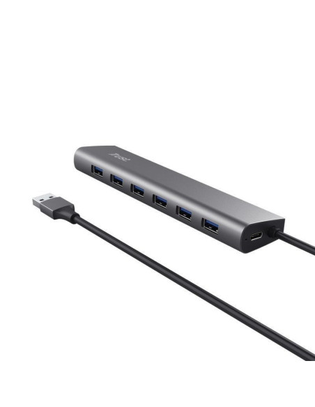 Hub usb 3.2 gen1 trust halyx/ 7xusb/ 1xusb-c
