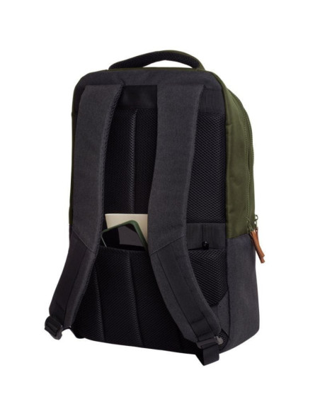 Mochila trust lisboa para portátiles hasta 16'/ verde