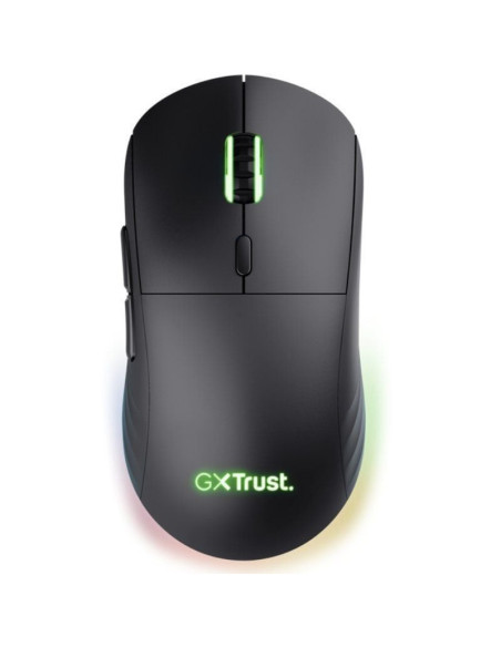 Ratón gaming inalámbrico trust gaming gxt 927 redex plus/ batería recargable/ hasta 25600 dpi