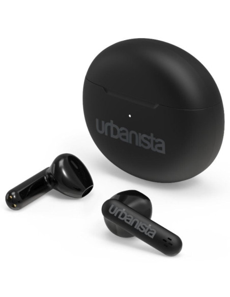 Auriculares bluetooth urbanista austin con estuche de carga/ autonomía 5h/ negros