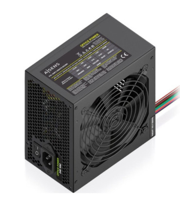 Fuente de alimentación aisens aspc-500atx-seobk/ 500w/ ventilador 12cm