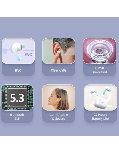 Auriculares bluetooth vention elf e04 nbib0 con estuche de carga/ autonomía 6h/ negros