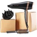 Secador Remington Salon Smooth Hair Dryer Gift Set/ 2100W/ Iónico/ Negro
