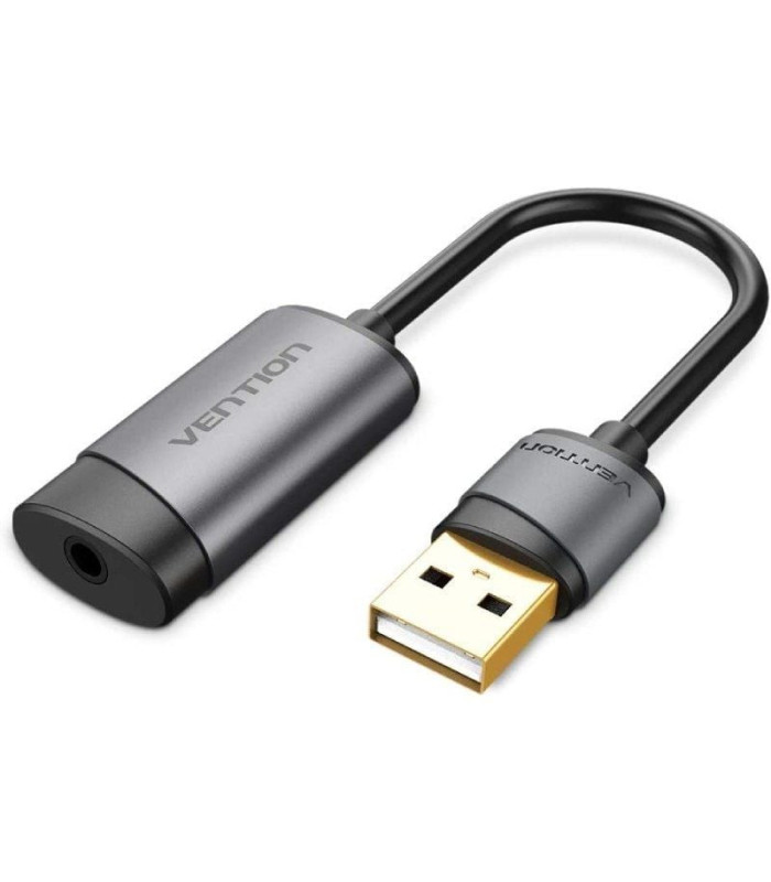 Tarjeta de sonido vention cdjhb/ usb macho - jack 3.5 hembra