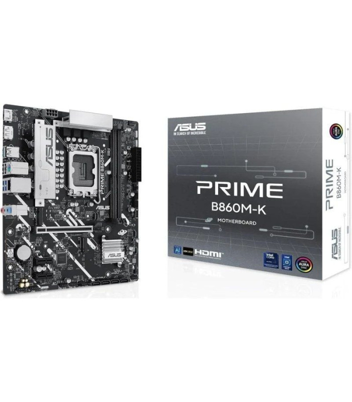 Placa base asus prime b860m-k socket 1851/ ddr5/ pcie 5.0/ micro atx