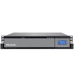 SAI Online Phasak Rack 19' 1000 VA Online LCD/ 1000VA-900W/ 2 Salidas/ Formato Rack