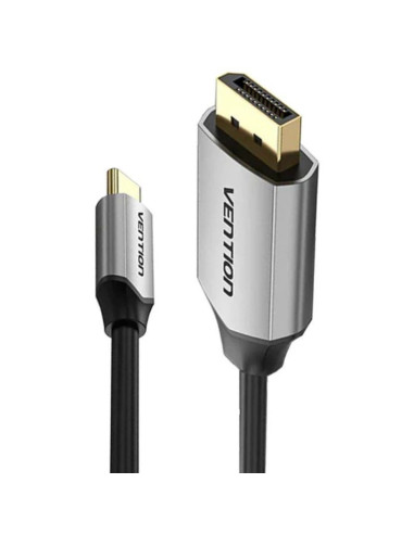 Cable conversor vention cgzbg/ usb tipo-c macho - displayport macho/ 1.5m/ negro