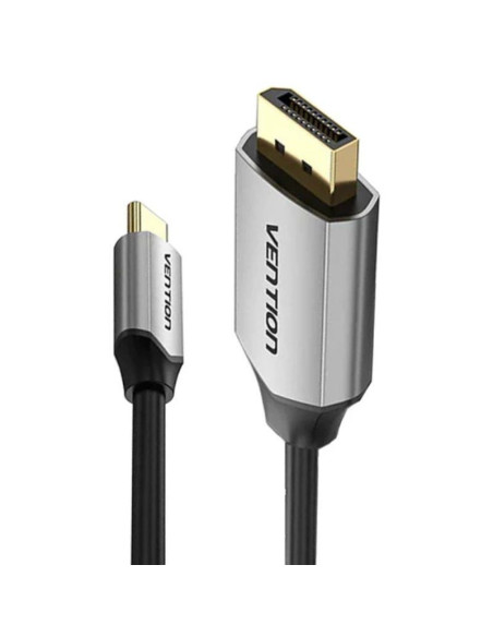 Cable conversor vention cgzbg/ usb tipo-c macho - displayport macho/ 1.5m/ negro