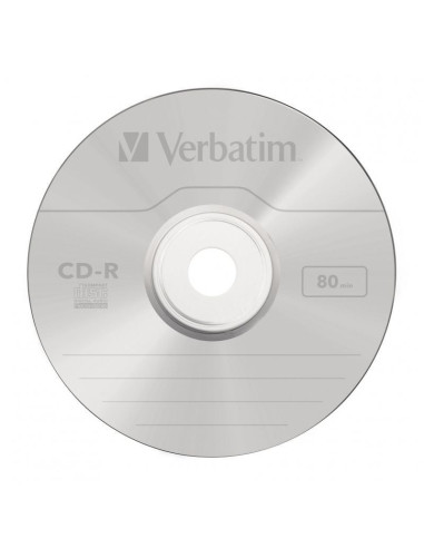 Cd-r verbatim music 16x/ caja-10uds