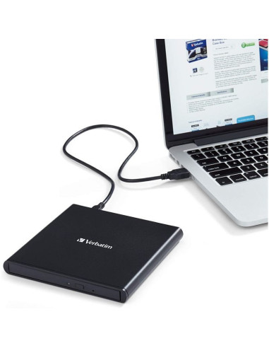 Grabadora externa cd/dvd verbatim 53504