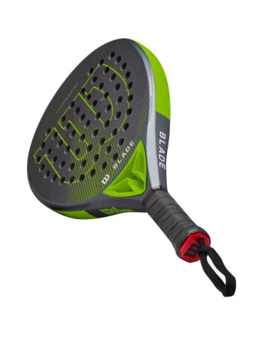 Pala de pádel wilson blade pro v2/ negra y verde
