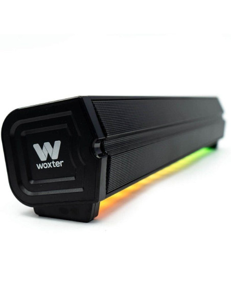 Barra de sonido rgb con bluetooth woxter big bass 310 bt/ 20w/ 2.0