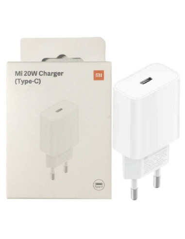 Cargador de pared xiaomi mi 20w charger (type-c)/ 1xusb tipo-c/ 20w