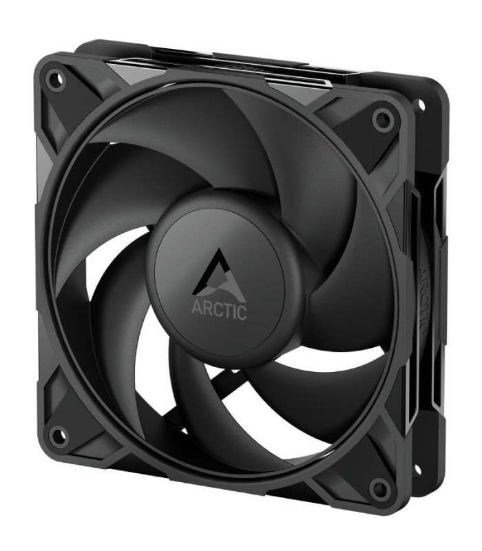 Ventilador arctic p12 p12 pro pst ln/ 12cm/ negro