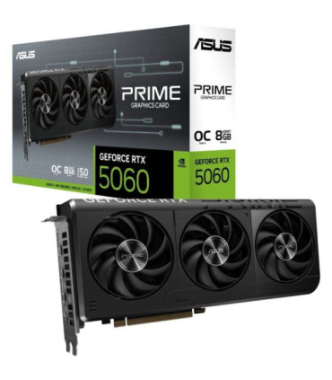 Tarjeta gráfica asus prime geforce rtx 5060 oc edition/ 8gb gddr7