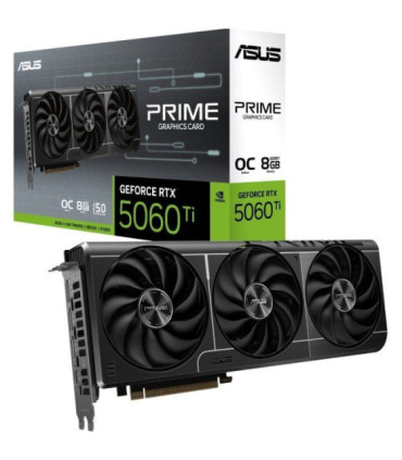 Tarjeta gráfica asus prime geforce rtx 5060 ti oc edition/ 8gb gddr7