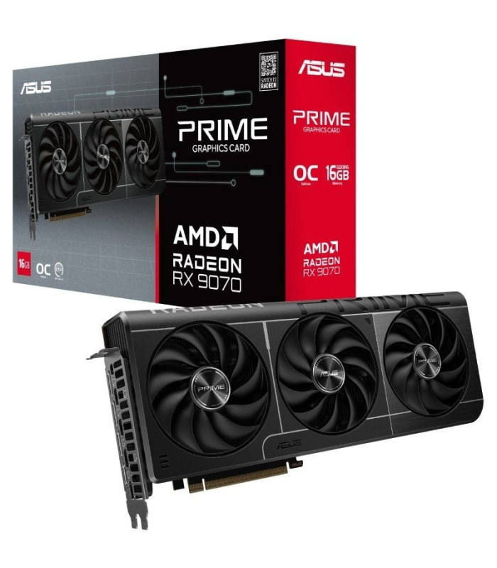 Tarjeta gráfica asus prime radeon rx 9070 oc edition/ 16gb gddr6