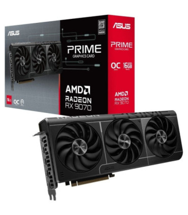 Tarjeta gráfica asus prime radeon rx 9070 oc edition/ 16gb gddr6