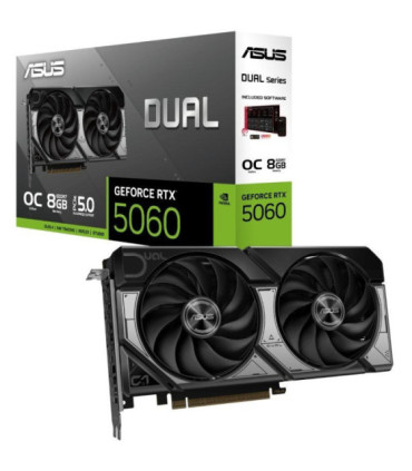 Tarjeta gráfica asus dual geforce rtx 5060 oc/ 8gb gddr7