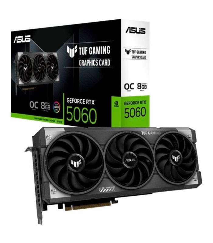 Tarjeta gráfica asus tuf gaming geforce rtx 5060 oc edition/ 8gb gddr7