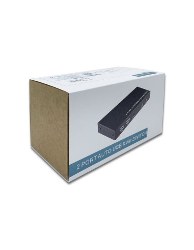 Conmutador kvm hdmi aisens a111-0400/ 2pc con 1 sólo teclado y ratón