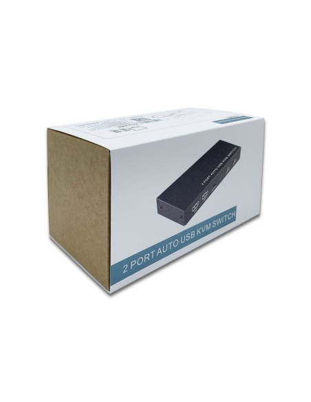 Conmutador kvm hdmi aisens a111-0400/ 2pc con 1 sólo teclado y ratón