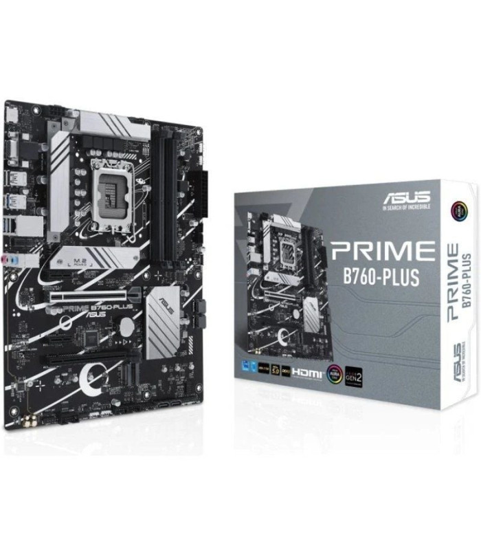 Placa base asus prime b760-plus socket 1700/ ddr5/ pcie 5.0